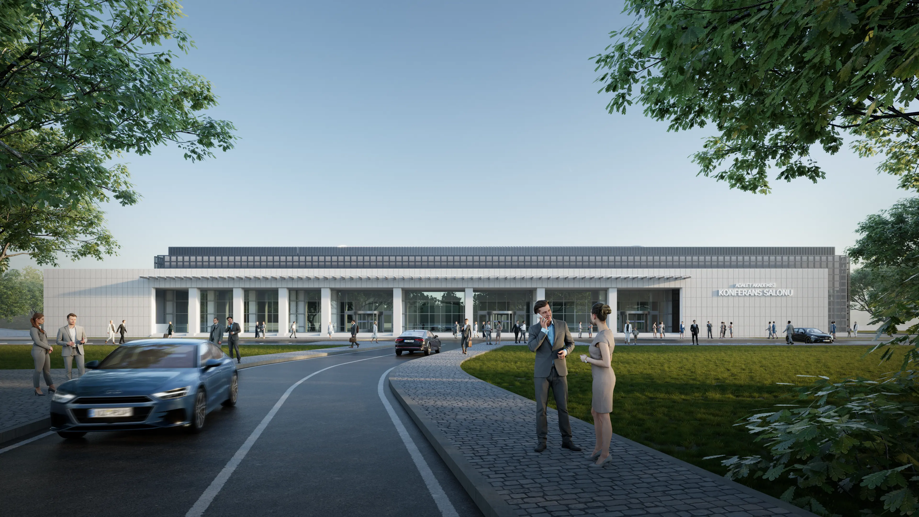 Exhibition Center, Night